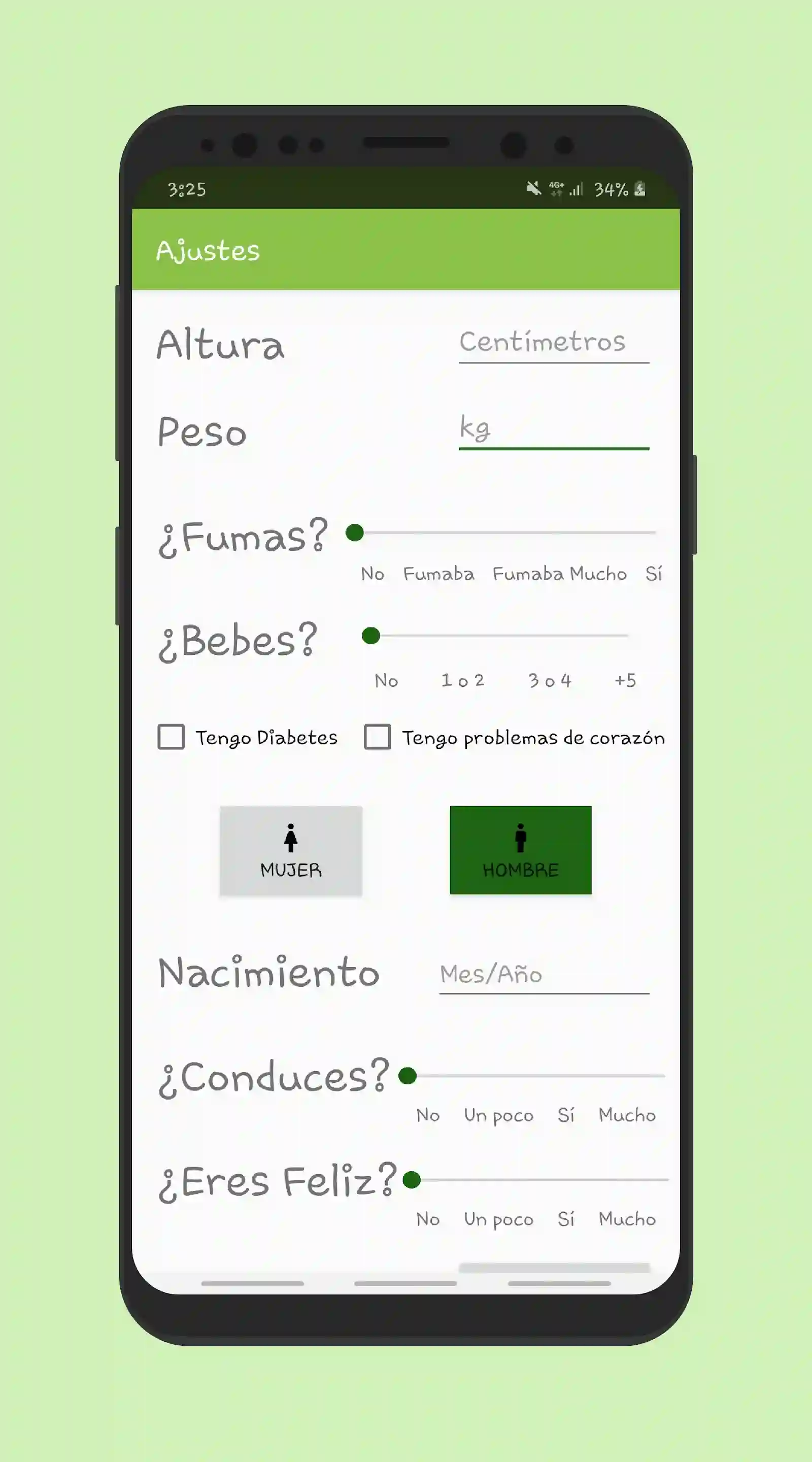 Life progressbar settings